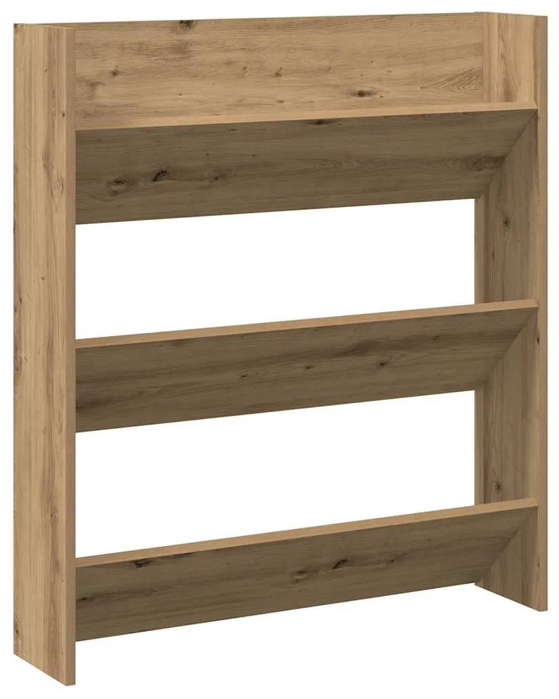 vidaXL Ντουλάπι παπουτσιών τοίχου Artisan Oak Κατασκευασμένο ξύλο