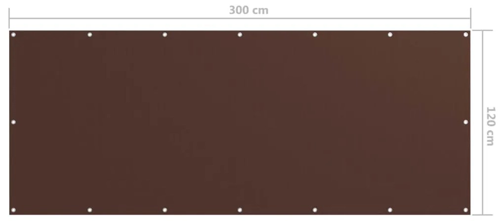 ΔΙΑΧΩΡΙΣΤΙΚΟ ΒΕΡΑΝΤΑΣ ΚΑΦΕ 120 X 300 ΕΚ. ΎΦΑΣΜΑ OXFORD 135076