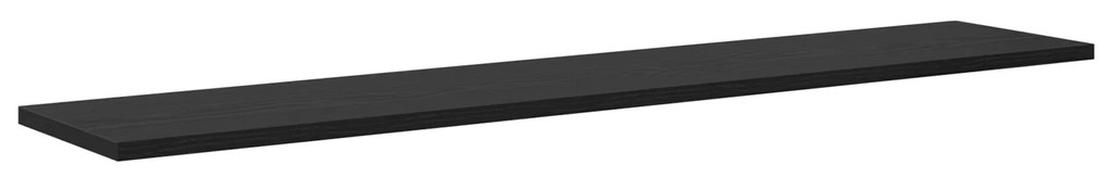 vidaXL Δίσκος Βιβλιοθήκης 4 pcs Μαύρο 100 x 40 x 1.5 εκ. Μοριοσανίδα