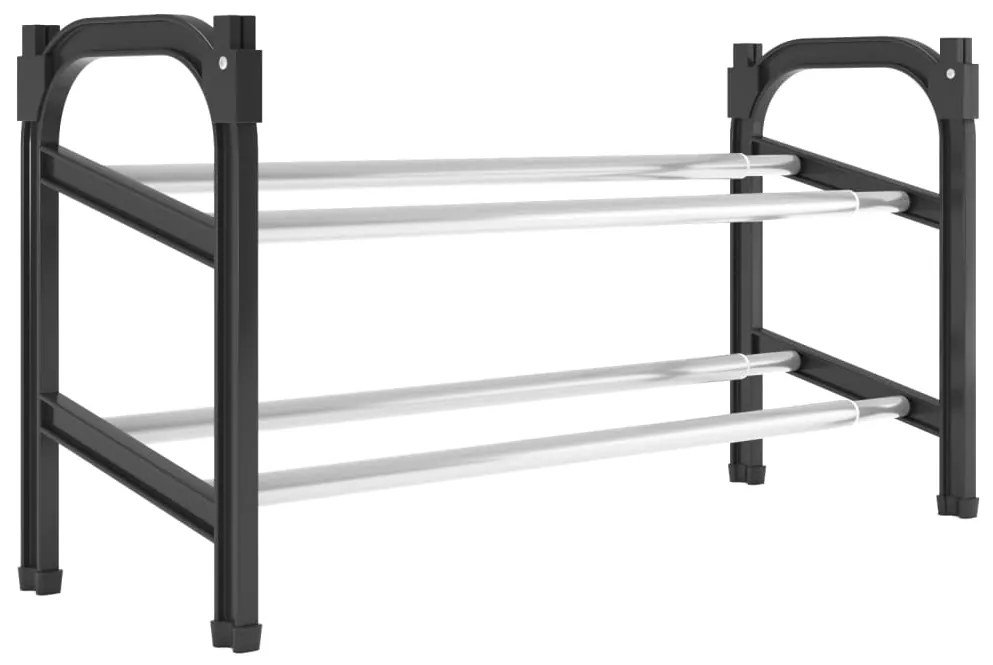 vidaXL Παπουτσοθήκη Επεκτεινόμενη με 2 Ράφια 119 x 24 x 37 εκ.