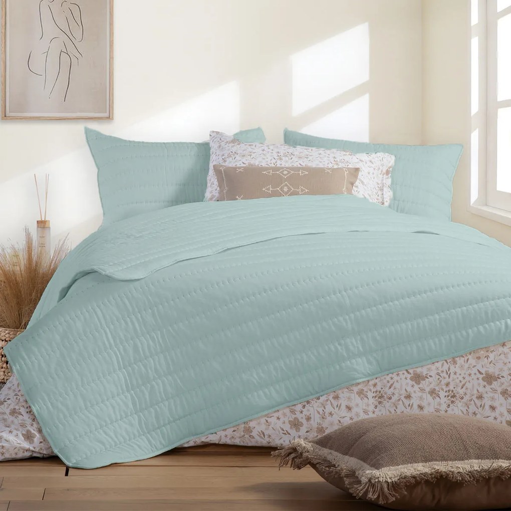 Κουβερλί King Size (270x270) Nef-Nef Homeware Colorfull Aqua