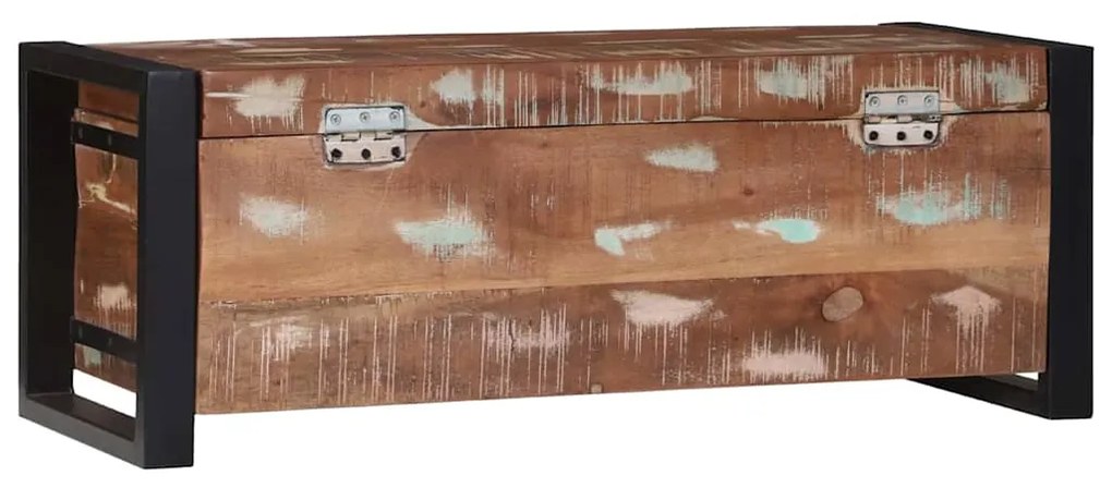 vidaXL Κουτιά Αποθήκευσης Καφέ 80 x 30 x 30 εκ Μασίφ ανακυκλωμένο ξύλο
