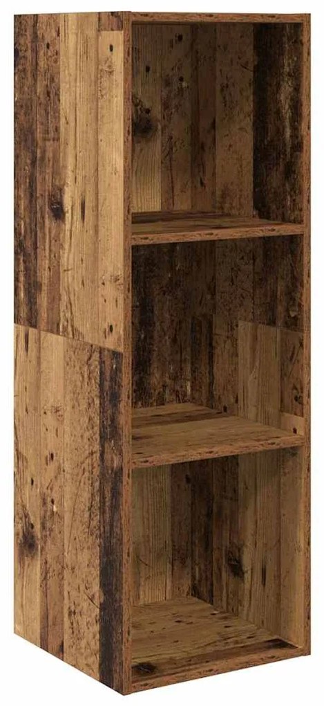 vidaXL Σετ επίπλου τηλεόρασης 3 pcs Παλαιό ξύλο 37 x 37 x 142.5 εκ