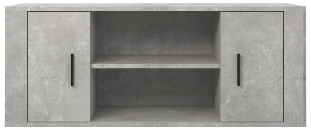 vidaXL Έπιπλο Τηλεόρασης Γκρι Σκυρ. 100x35x40 εκ. Επεξ. Ξύλο