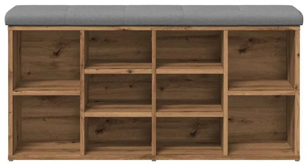 ΠΑΓΚΟΣ ΠΑΠΟΥΤΣΙΩΝ  ARTISAN OAK 102X32X50 CM ΚΑΤΑΣΚΕΥΑΣΜΕΝΟ ΞΥΛΟ 857626