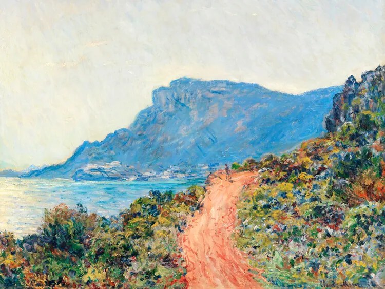 Αναπαραγωγή The Corniche near Monaco, Claude Monet