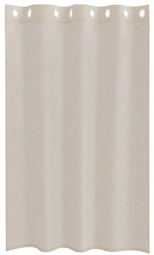 vidaXL Κουρτίνες με κουρτίνες 2 pcs Άμμος 140x175cm Πολυεστέρας