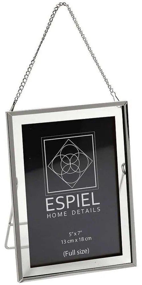 Κορνίζα FAM720 20x25cm Silver Espiel Metal