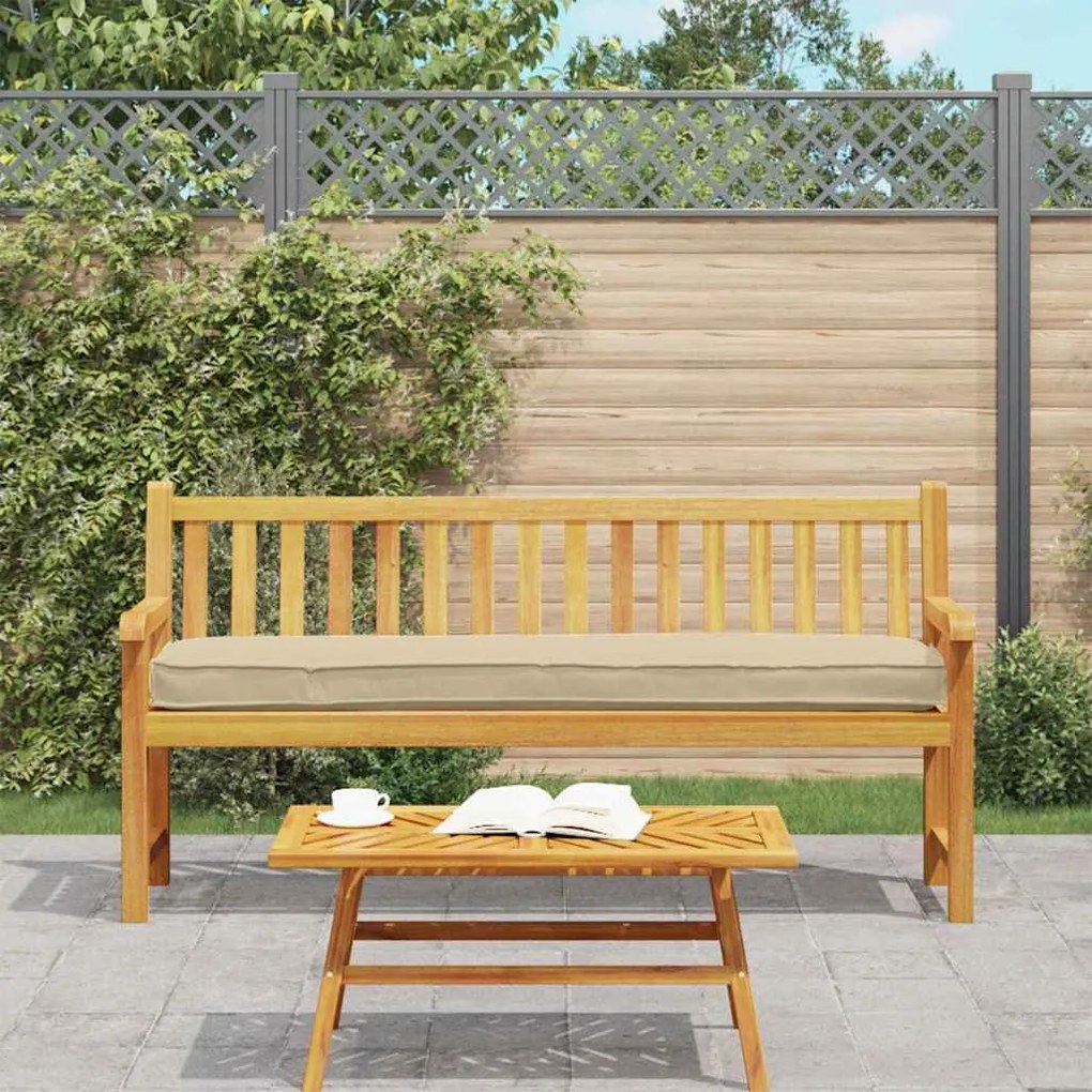 vidaXL Μαξιλάρι παλέτας Μπεζ 180 x 40 x 8 εκ. Ύφασμα Oxford