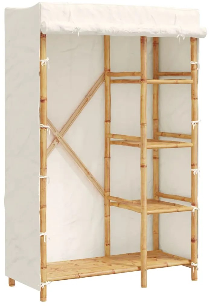 vidaXL Ντουλάπα 110 x 45 x 170 εκ. Μπαμπού