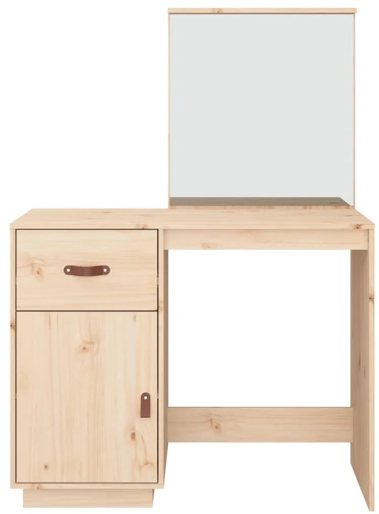 vidaXL Μπουντουάρ 95x50x134 εκ. Μασίφ Ξύλο Πεύκου
