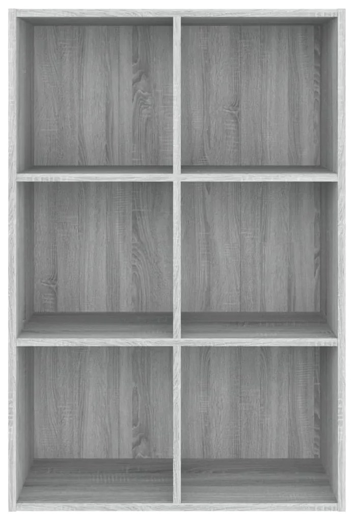 vidaXL Βιβλιοθήκη/Βοηθητικό Ντουλάπι Γκρι sonoma 66x30x98εκ. Επεξ Ξύλο