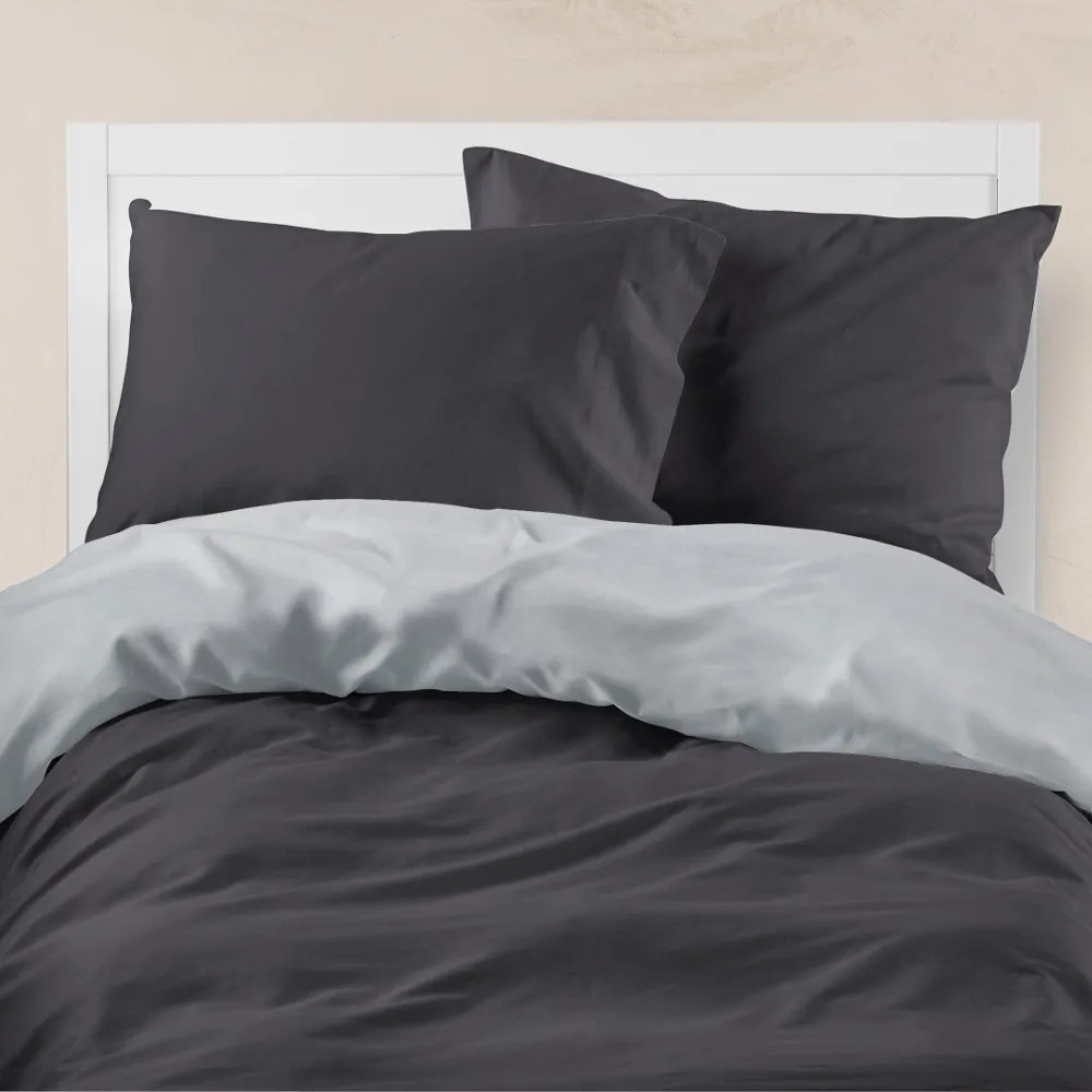 Παπλωματοθήκη Μονόχρωμη Solid Διπλή Puce-Grey 220 x 240 cm 000302118082