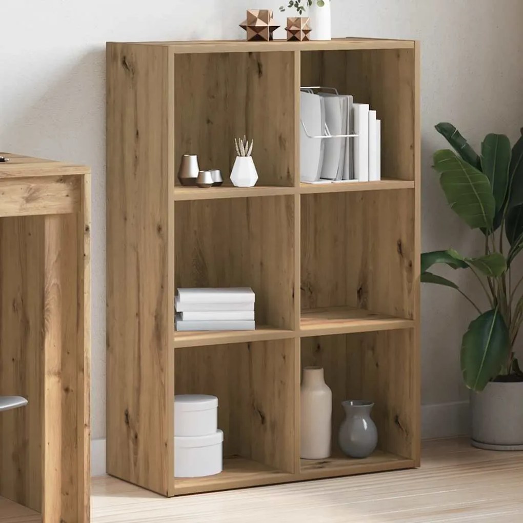 Ντουλάπι βιβλίου/Σιδερένιο ντουλάπι Artisan Oak 66x30x98 cm - Καφέ