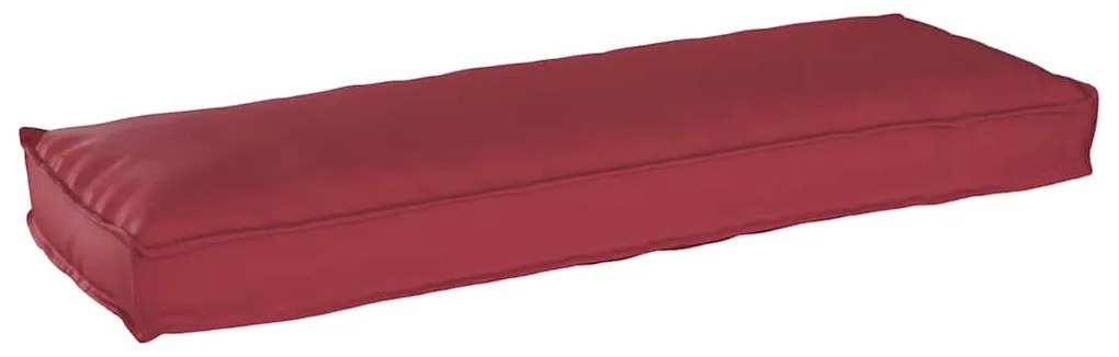 vidaXL Μαξιλάρι παλέτας για πάγκο Κόκκινο 120 x 40 x 8 εκ