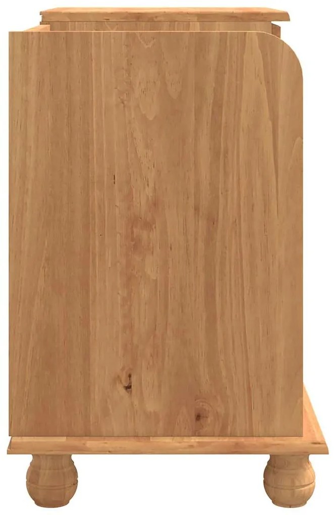 vidaXL Παγκάκι με αποθήκευση με συρτάρι ASKIM Καφέ 100 x 39 x 62 εκ