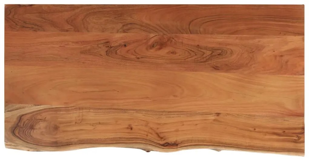 vidaXL Πάγκος Μπάνιου Ορθογώνιος 120x60x2,5 εκ. από Μασίφ Ξύλο Ακακίας