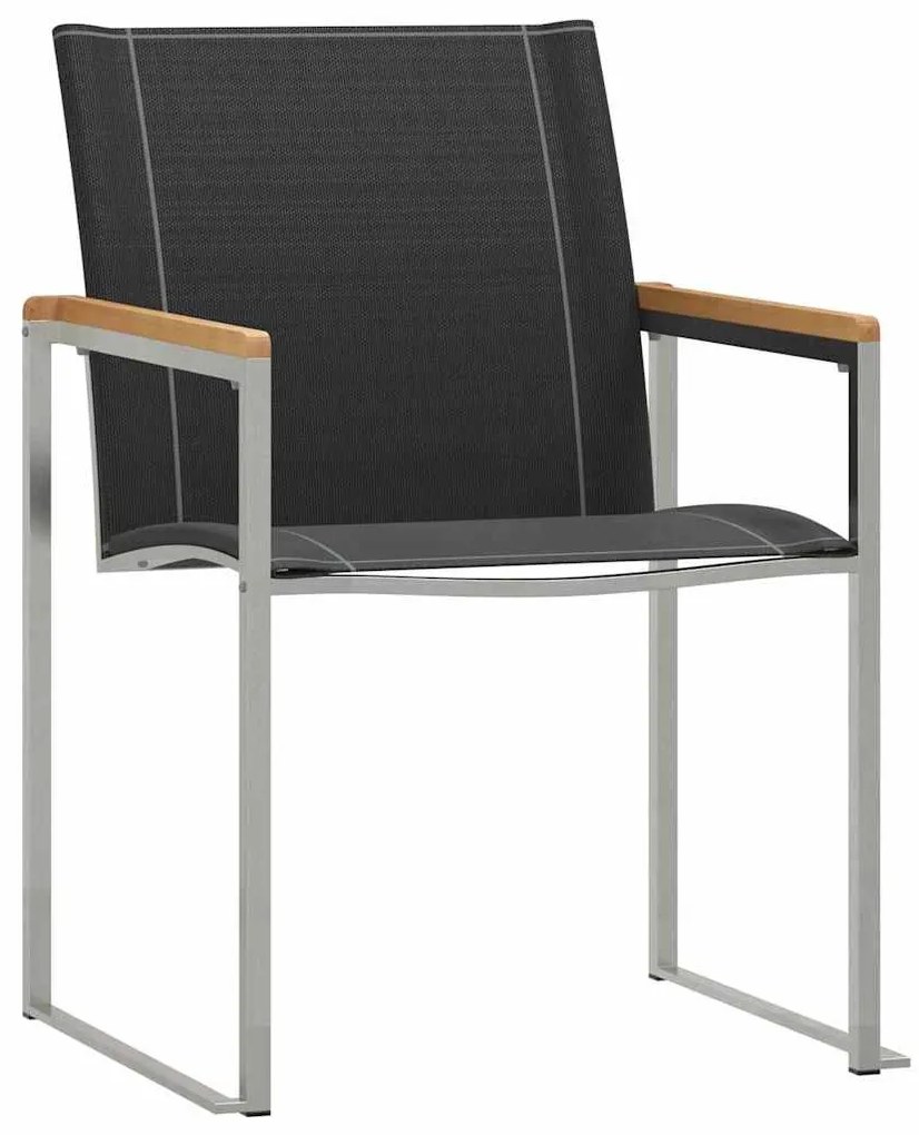 vidaXL Σέτ φαγητού για κήπο 5 pcs Καφέ Στερεό Ξύλο Ακακίας