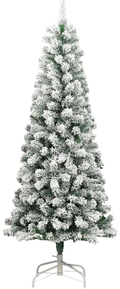 vidaXL Τεχνητό Χριστουγεννιάτικο Δέντρο με Άξονα με 300 LED 180 cm