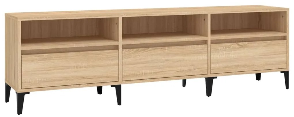 vidaXL Έπιπλο Τηλεόρασης Sonoma Δρυς 150x30x44,5 εκ. Επεξ. Ξύλο