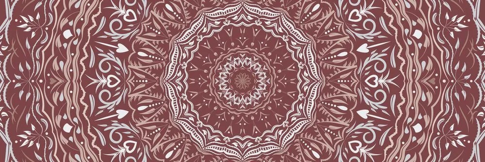 Εικόνα Mandala σε vintage στυλ σε ροζ - 135x45