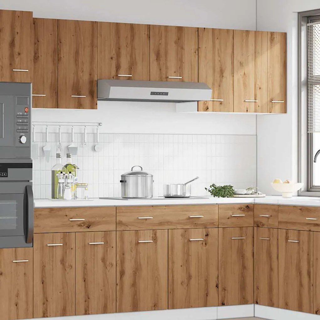 vidaXL Κρεμαστό Ντουλάπι "Lyon" από Τεχνητό Δρυ 30x31x60 εκ. από Τεχνητό Ξύλο