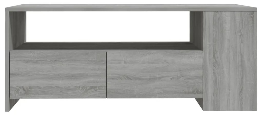 vidaXL Τραπεζάκι Σαλονιού Γκρι Sonoma 102x55x42 εκ. Επεξεργασμένο Ξύλο