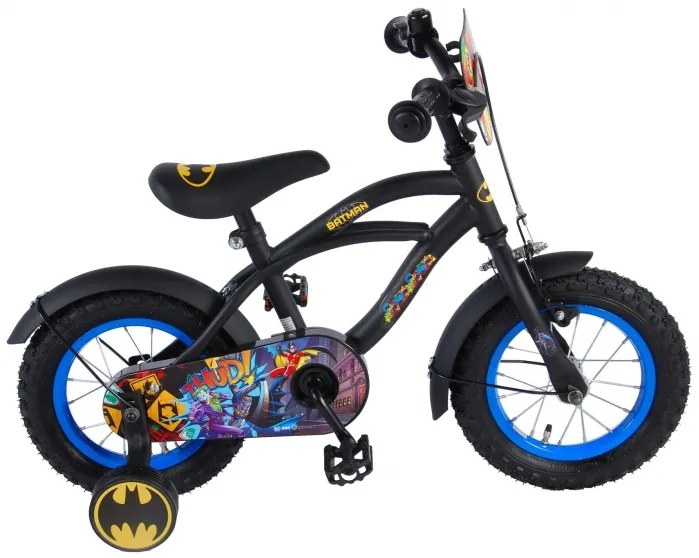 Batman 12 Inch 23 cm Boys Coaster Brake BlackVolare