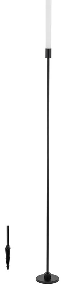 Φωτιστικό Δαπέδου Zola 11546 2.6x120cm 3W 3000K 100lm Led Black Nowodvorski