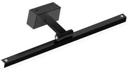 Απλίκα Φωτιστικό Μπάνιου LED 14W IP44 3CCT 40cm Arte Illumina Feos Eurolamp-144-80565-Μαύρο 144-80565