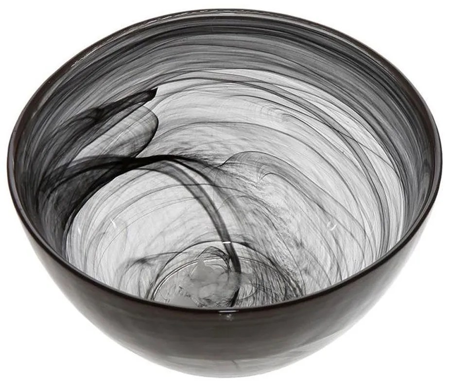 Μπωλ Σερβιρίσματος Atlas HOR1335K6 Φ21cm Black Espiel Glass