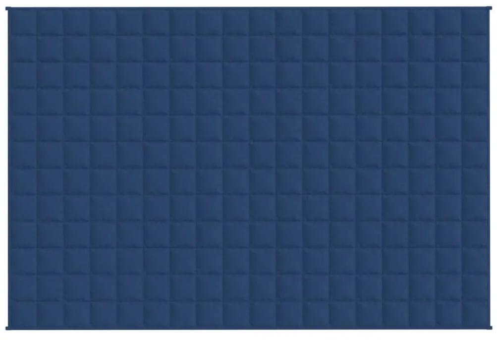 vidaXL Κουβέρτα Βαρύτητας Μπλε 122 x 183 εκ. 9 κ. Υφασμάτινη