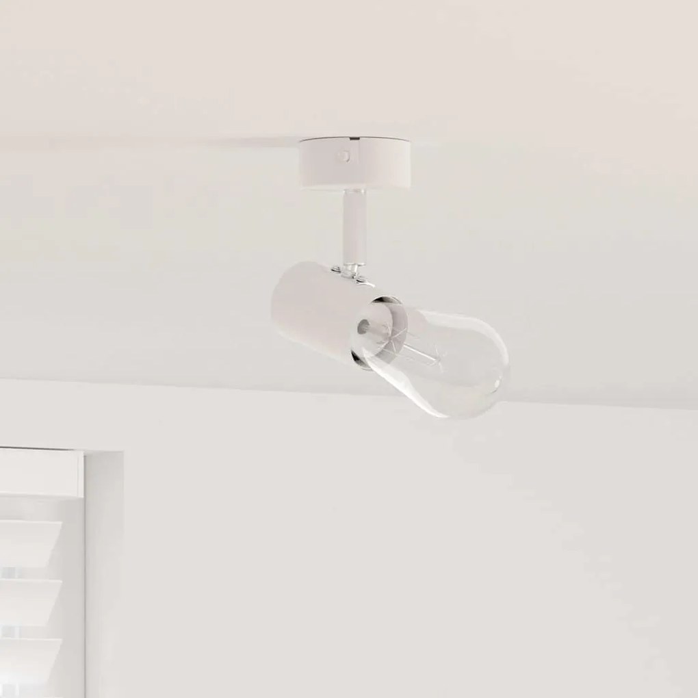 vidaXL Σποτ οροφής Λευκό 6.5 x 6 x 11.5 εκ Ατσάλι