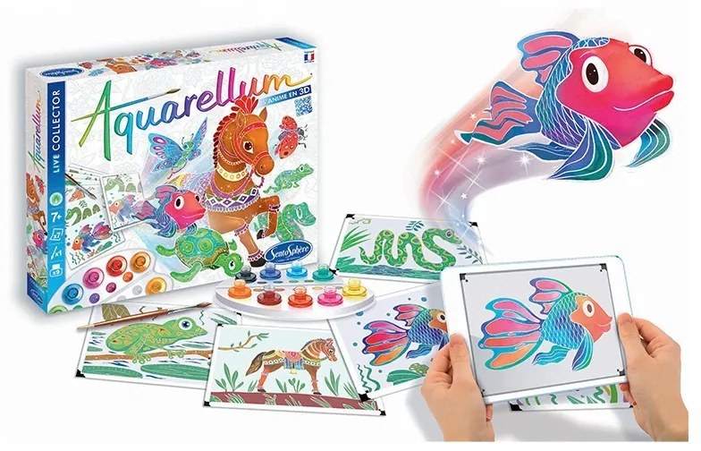 Ζωγραφική με νερομπογιές 3D "Aquarellum Live Collector" 6702 SENTOSPHERE
