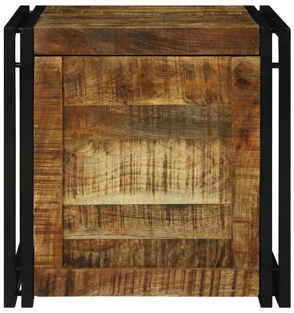 vidaXL Κουτί αποθήκευσης 50 x 50 x 50 cm ακατέργαστο ξύλο μάνγκο