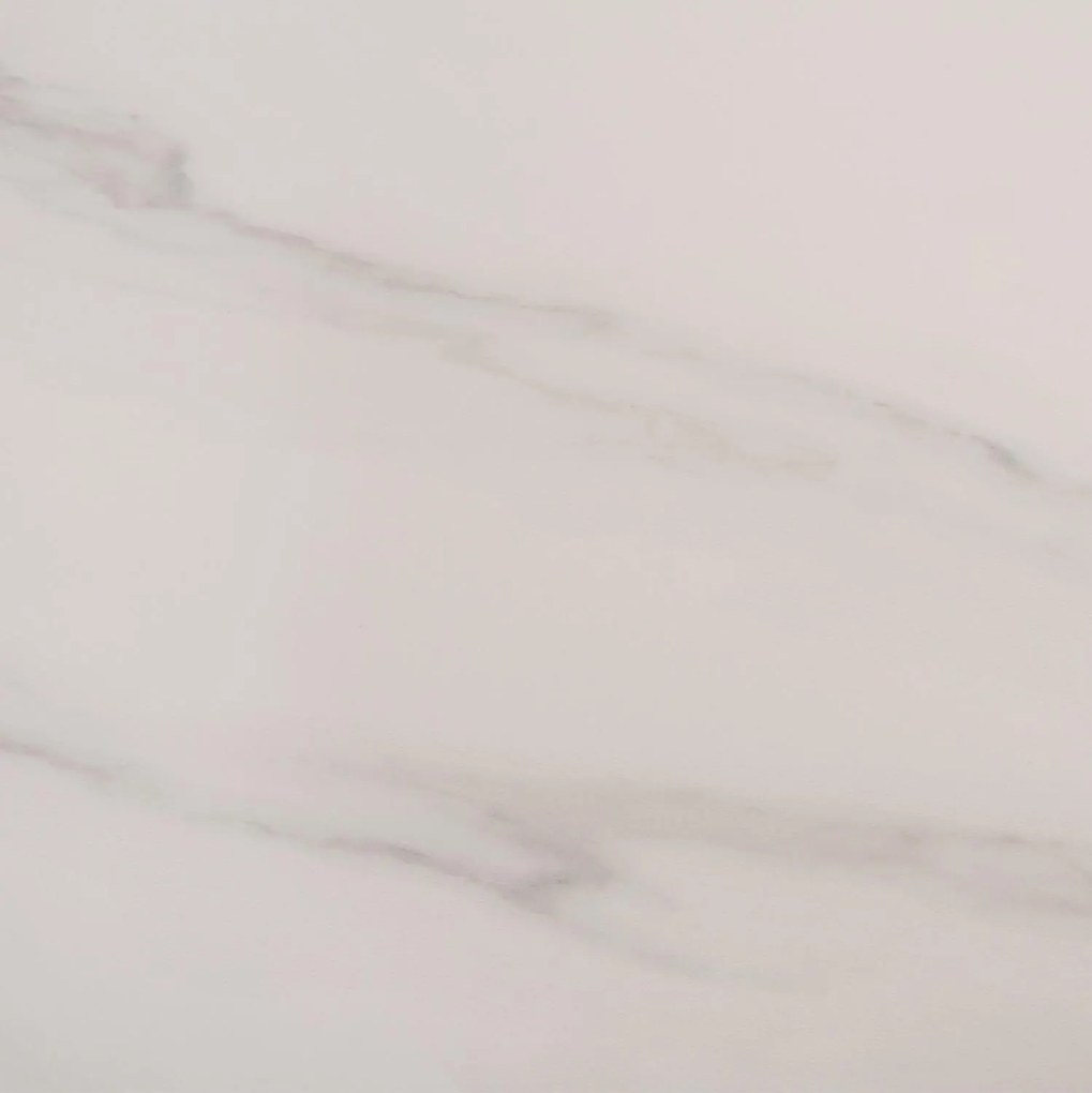 ΤΡΑΠΕΖΙ ΤΡΑΠΕΖΑΡΙΑΣ SINTERED STONE TOM  WHITE MARBLE 160x90x76Y εκ.