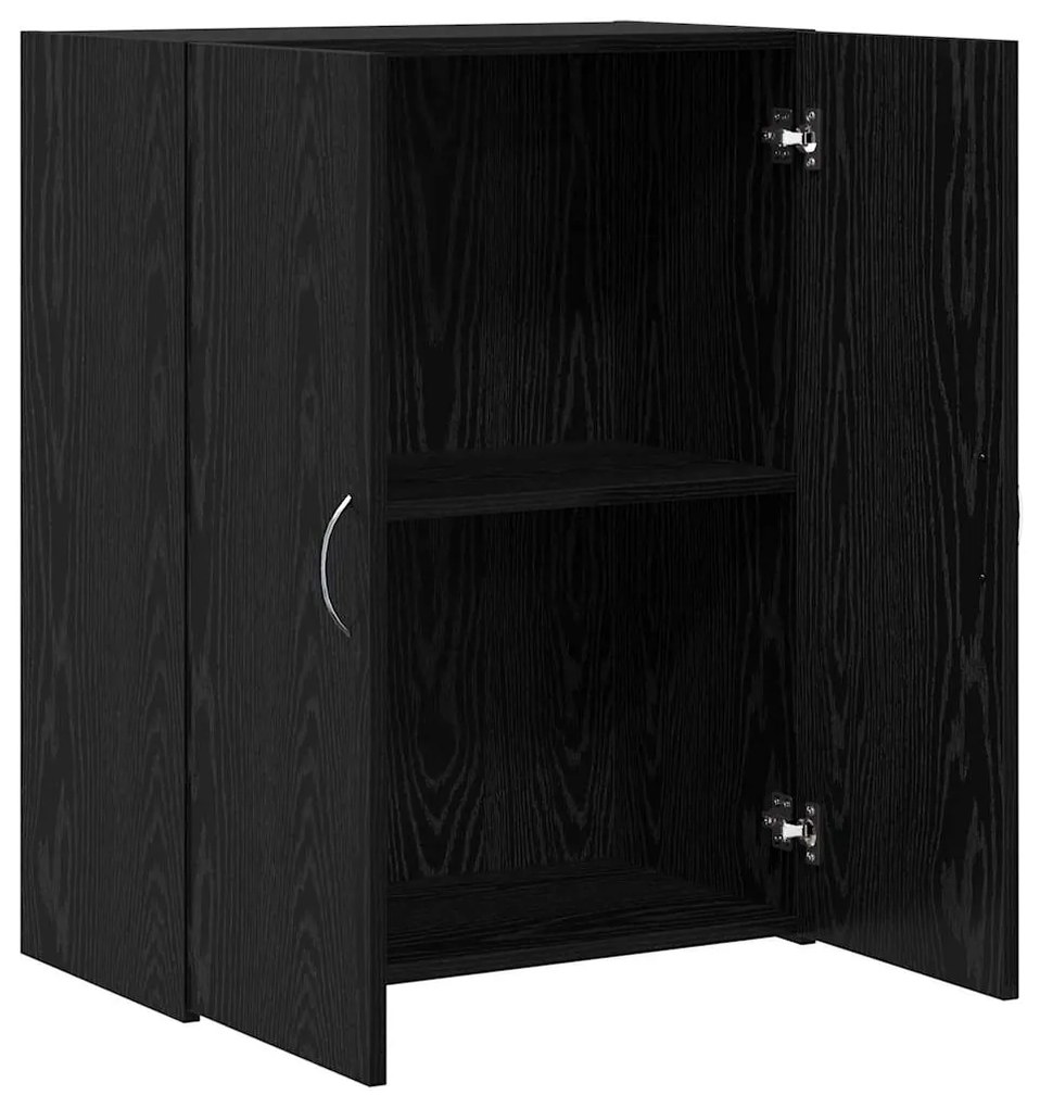 vidaXL Γραφείο Ντουλάπι Μαύρη δρυς 60 x 32 x 77.5 Επεξεργασμένο ξύλο