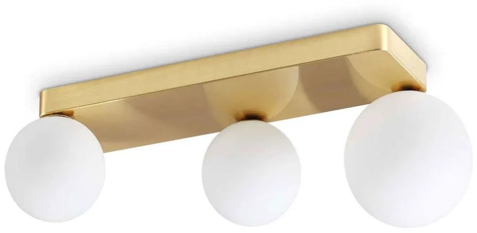 Φωτιστικό Τοίχου - Απλίκα Penta 314822 53,5x25x19cm 3xG9 4W Brass Ideal Lux