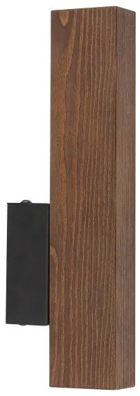 Απλίκα Φωτιστικό Τοίχου LED 3W Φυσικό Ξύλο Teo TK Lighting-6613-Καφέ 6613