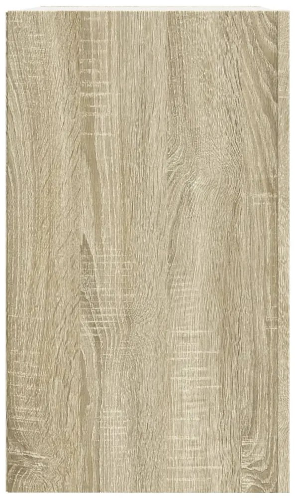 vidaXL Ντουλάπι Τοίχου Sonoma Δρυς 75x35x60 εκ. Επεξεργασμένο Ξύλο