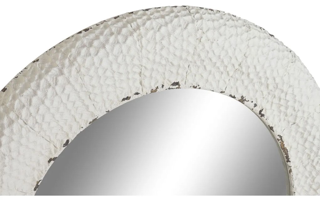 Τοίχο καθρέφτη Home ESPRIT Λευκό 84 X 6 X 84 CM