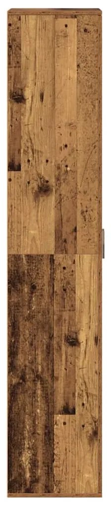 vidaXL Highboard Παλιό Ξύλο 60 x 35 x 180 εκατοστά Επεξεργασμένο ξύλο