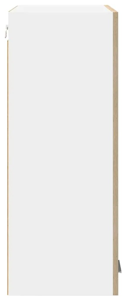 vidaXL Κρεμαστό ντουλάπι με αποθήκευση Δρύς Sonoma 60 x 31 x 80 εκ.