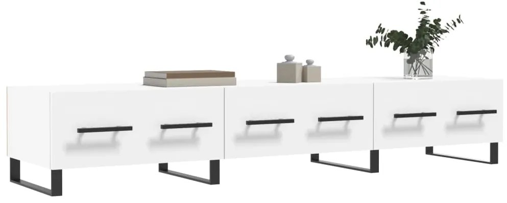 vidaXL Έπιπλο Τηλεόρασης Λευκό 150x36x30 εκ. από Επεξεργασμένο Ξύλο