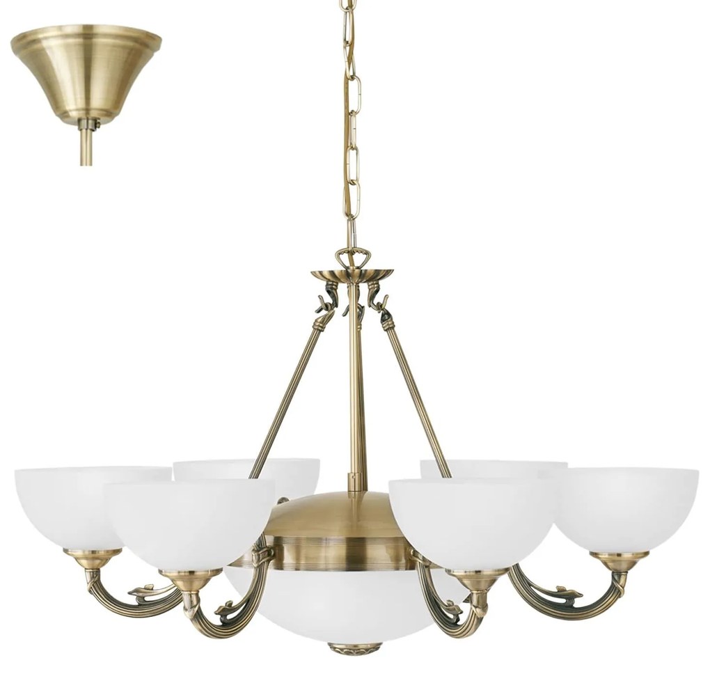 Φωτιστικό Οροφής Savoy 82749 White Eglo Metal, Glass