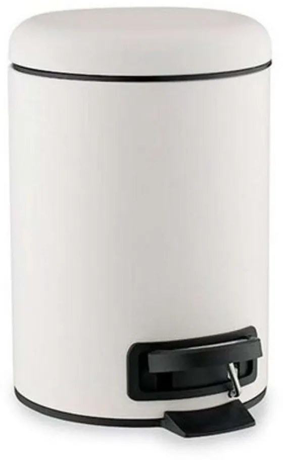 Κάδος Απορριμμάτων Mono 976009 3L Φ17cm 25cm White Sodahl Rubber