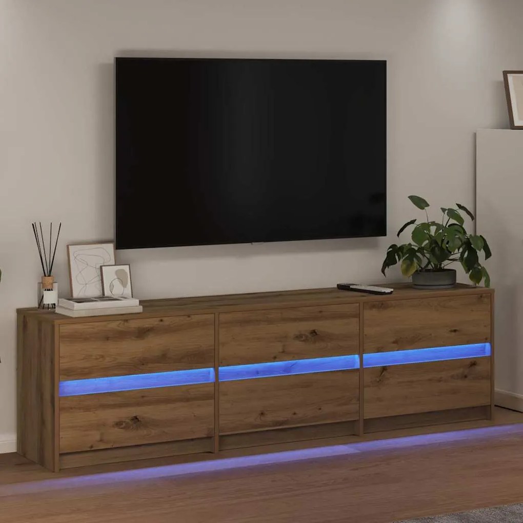 vidaXL Ντουλάπι TV Καφέ 181 x 34 x 50 εκ.