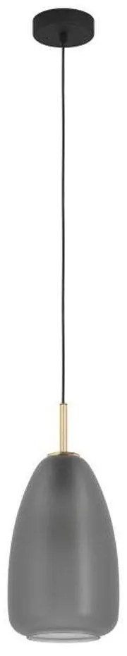 Φωτιστικό Οροφής Alobrase 900506 20x110cm 1xE27 40W Grey Eglo