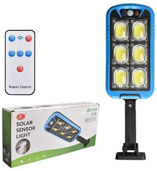 LED ηλιακό φωτιστικό με αισθητήρα κίνησης ZB-150B
