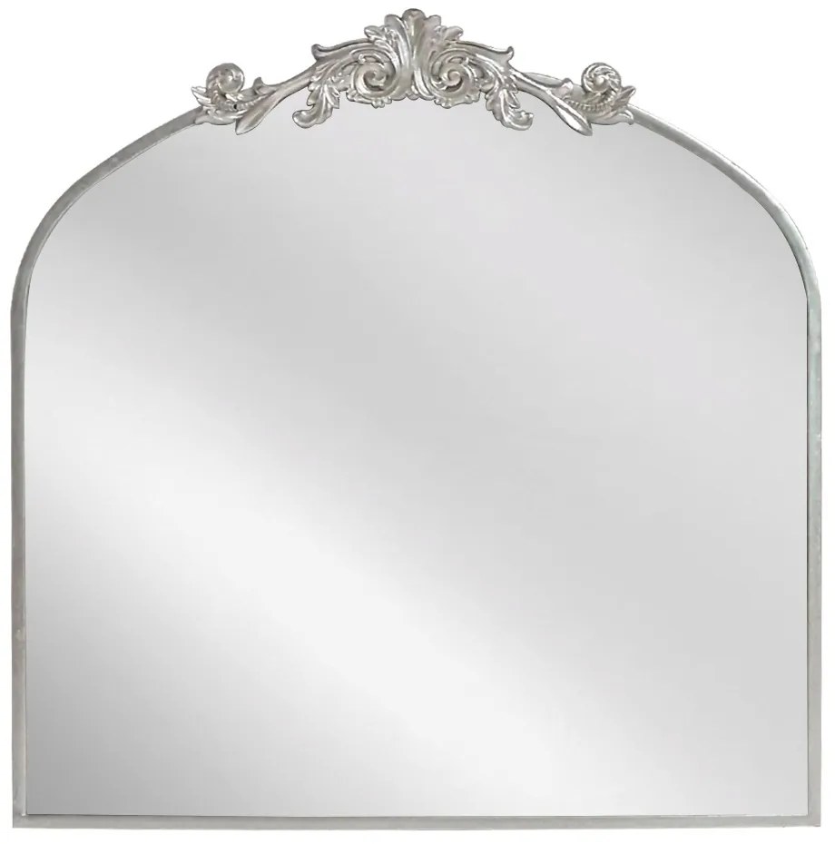 Artekko Dia Ασημί Μεταλλικός Καθρέπτης Τοίχου (80x3x80)cm Artekko 661-2023-SILVER